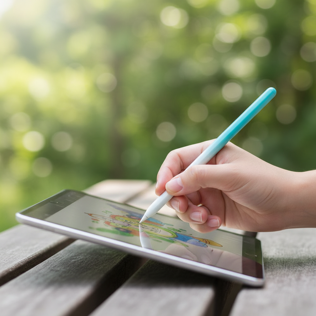 LZEL Protouch Neo iPad Pencil With Palm Rejection | Blue / White