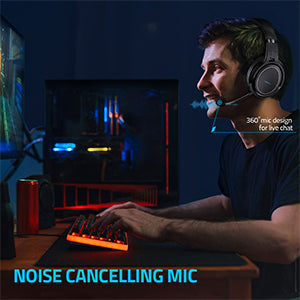 XIBERIA Wireless Gaming Headset | Black