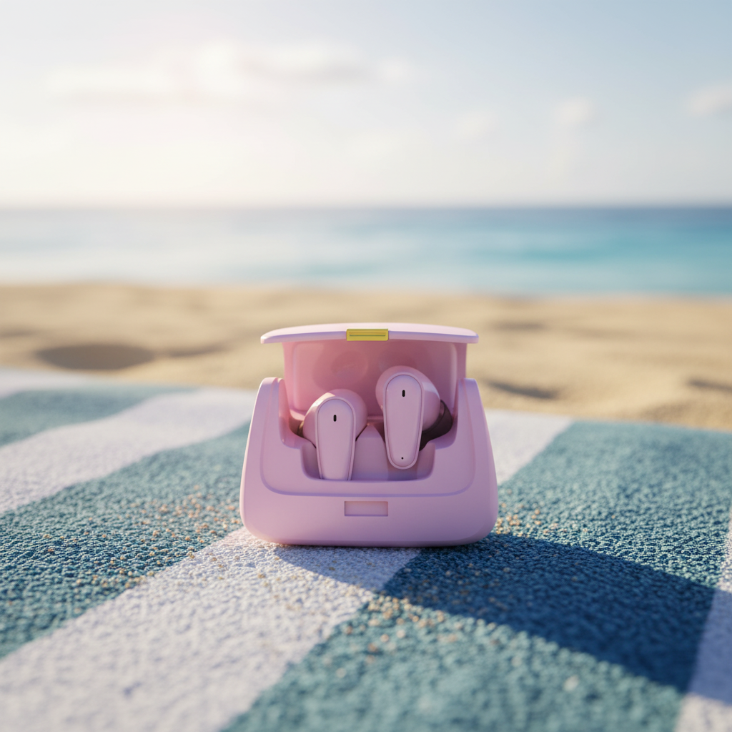 Asli Global Audiobag Echo Unique Handbag Styling TWS Bluetooth Earbuds |Pink