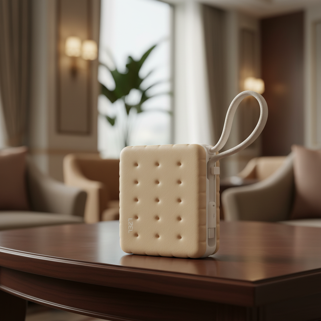 LZEL ZenoFlex MaxLux Mini 10000mAh PD Power Bank | Beige