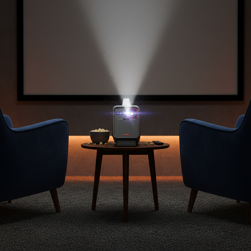 Nebula Mars 3 1000 ANSI Lumen Outdoor Projector, 1080p, Android TV 11, 40W Dolby Audio, 5H Battery | Black