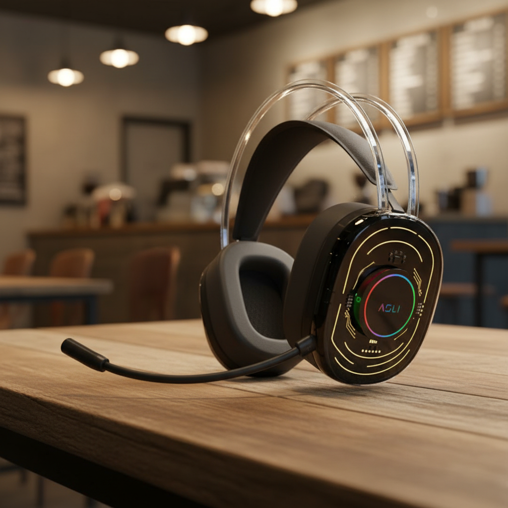 Asli Global EvoStrike G3 Over-Ear Wired Headphone | Black