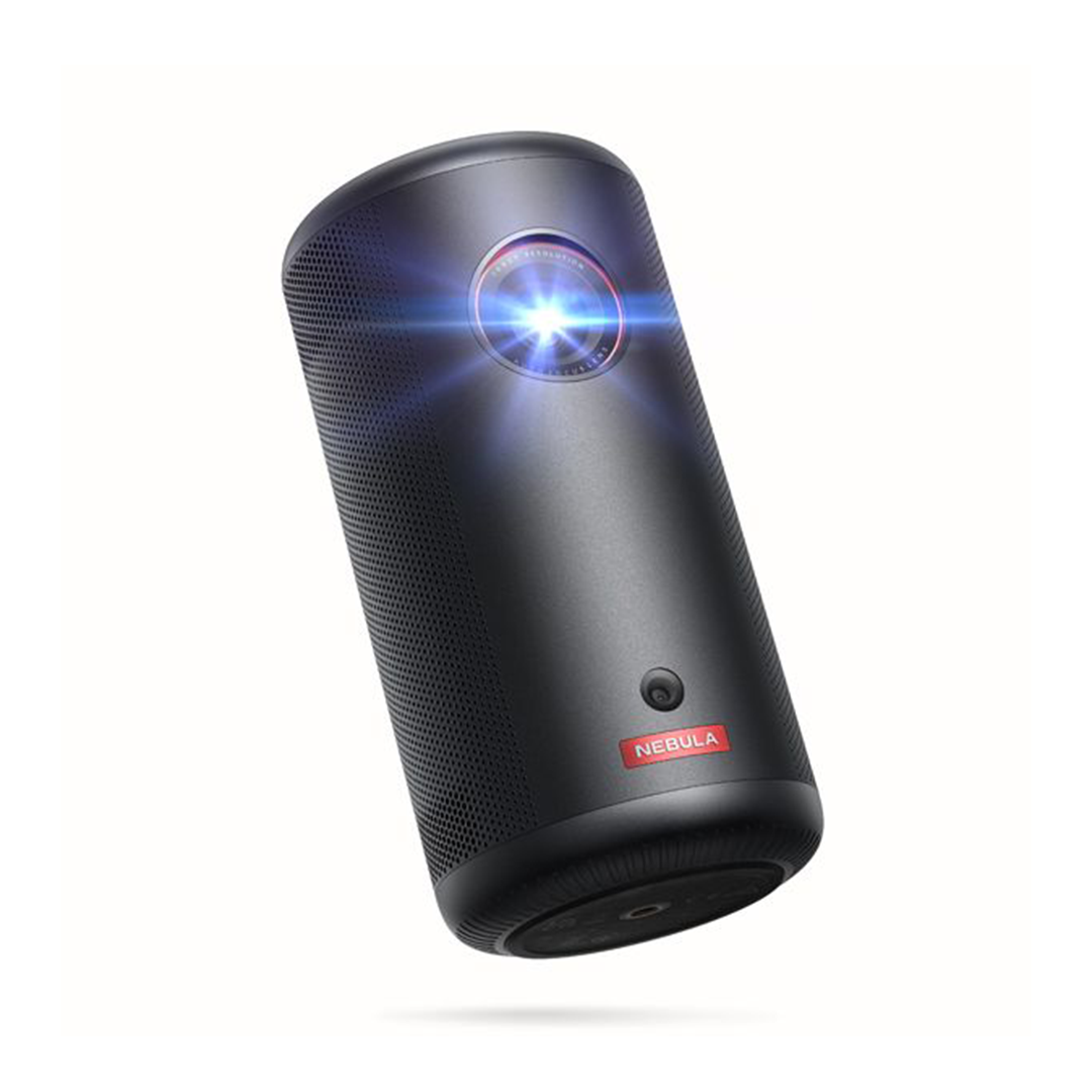 Nebula Capsule 3 Portable Smart Projector with Full HD, Google TV & Dolby Audio | Black