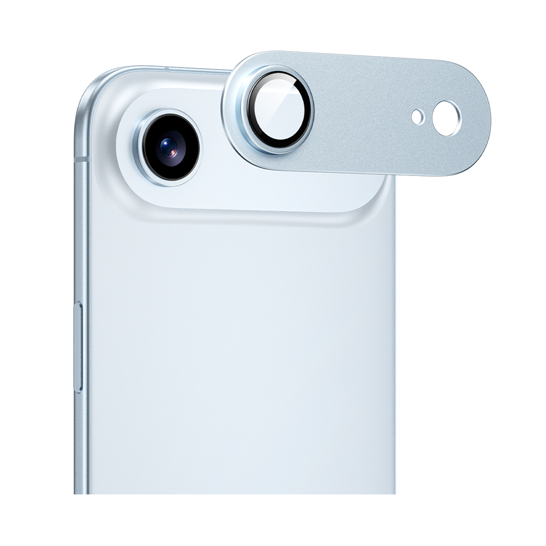 Lzel Metal Tempered Glass Camera For Iphone Air | Light  Blue