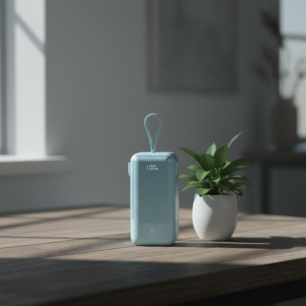 Asli Global 2-Cables 2-USB 20000mAh PD Power Bank | Blue