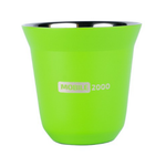 Small Double Wall Insulated Stainless Steel Espresso Cup 80 ml – Reusable & Dishwasher Safe Mugs | Green