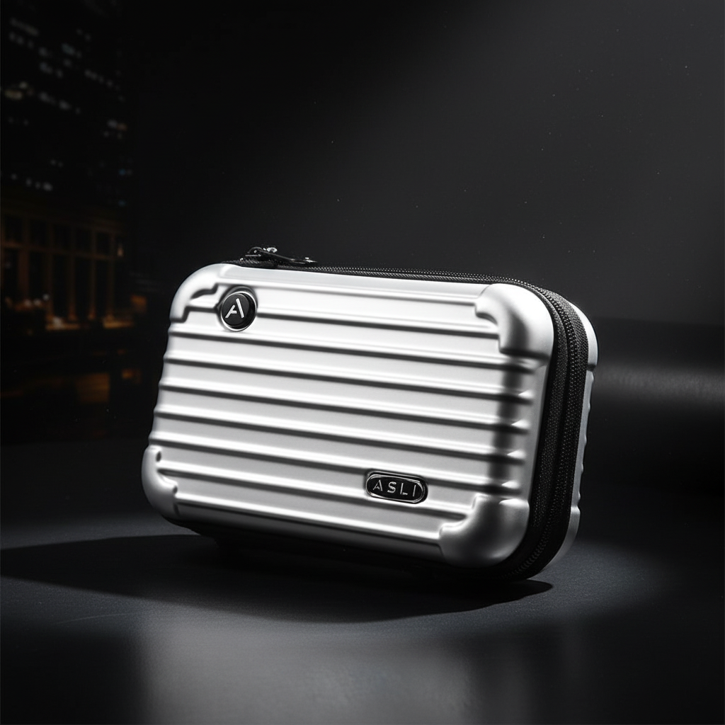  حقيبة يد من أسلي جلوبال | فضي