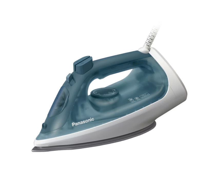 Panasonic Steam Iron with Powerful Steam for Quick & Easy Ironing 2300W/Titanum | Green