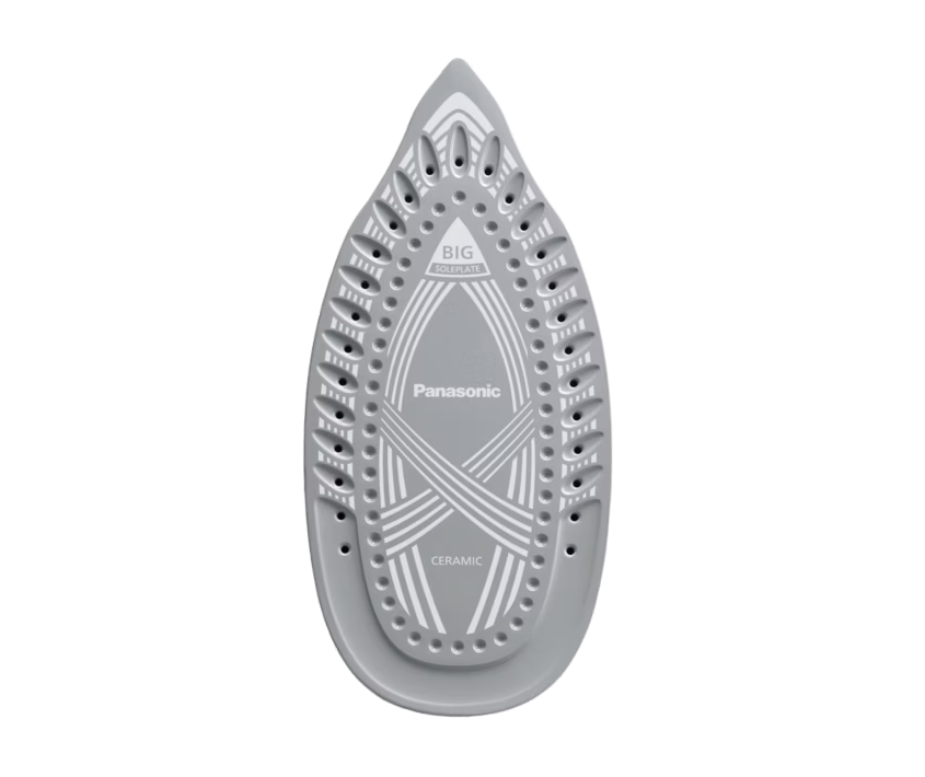 مكواة بخار باناسونيك بقوة 2400 واط مع قاعدة كبيرة