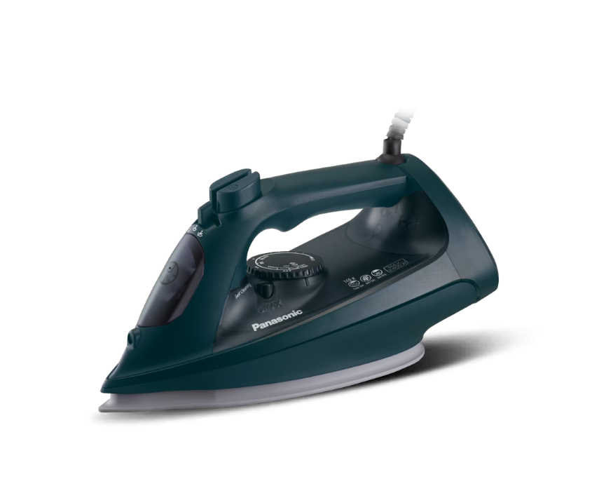 Panasonic Steam Iron with Max. 2400W Powerful Steam and Big Soleplate