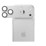 Lzel Metal Tempered Glass Camera For Iphone 17 Pro | Silver