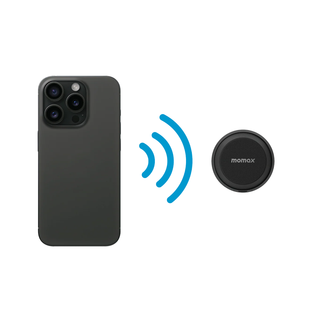 Momax Vibe GO Magnetic Wireless Speaker 2-IN-1 | Black