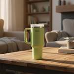 LZEL Tumbler With Handle 800ML Aqua Pure Vacuum Insulated | Light Green