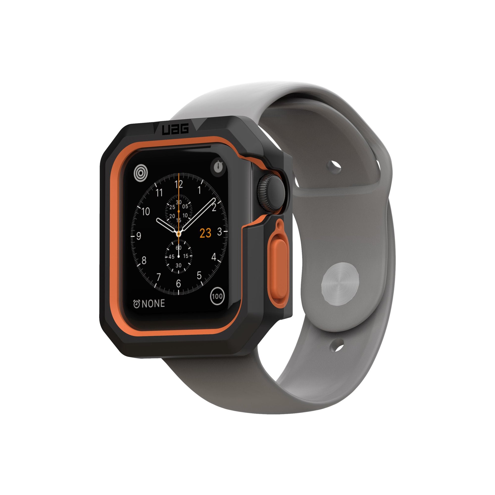 UAG Apple Watch 44mm Series 4/5/6/SE/SE2 Civilian Ai Case (Black/Orange)