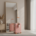 Trolly ABS Suitcase 4 Wheels 26 Inch | Pink