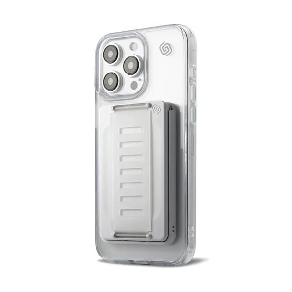 Grip2u Wallet Attachment Magsafe Grip | White