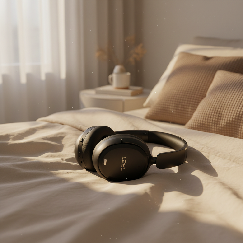 LZEL Sonique Pulse Wireless Stereo Headphones | Black