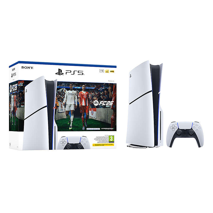 Sony PlayStation 5 1TB (Disc Edition) + EA SPORTS FC 26 Full Game Bundle