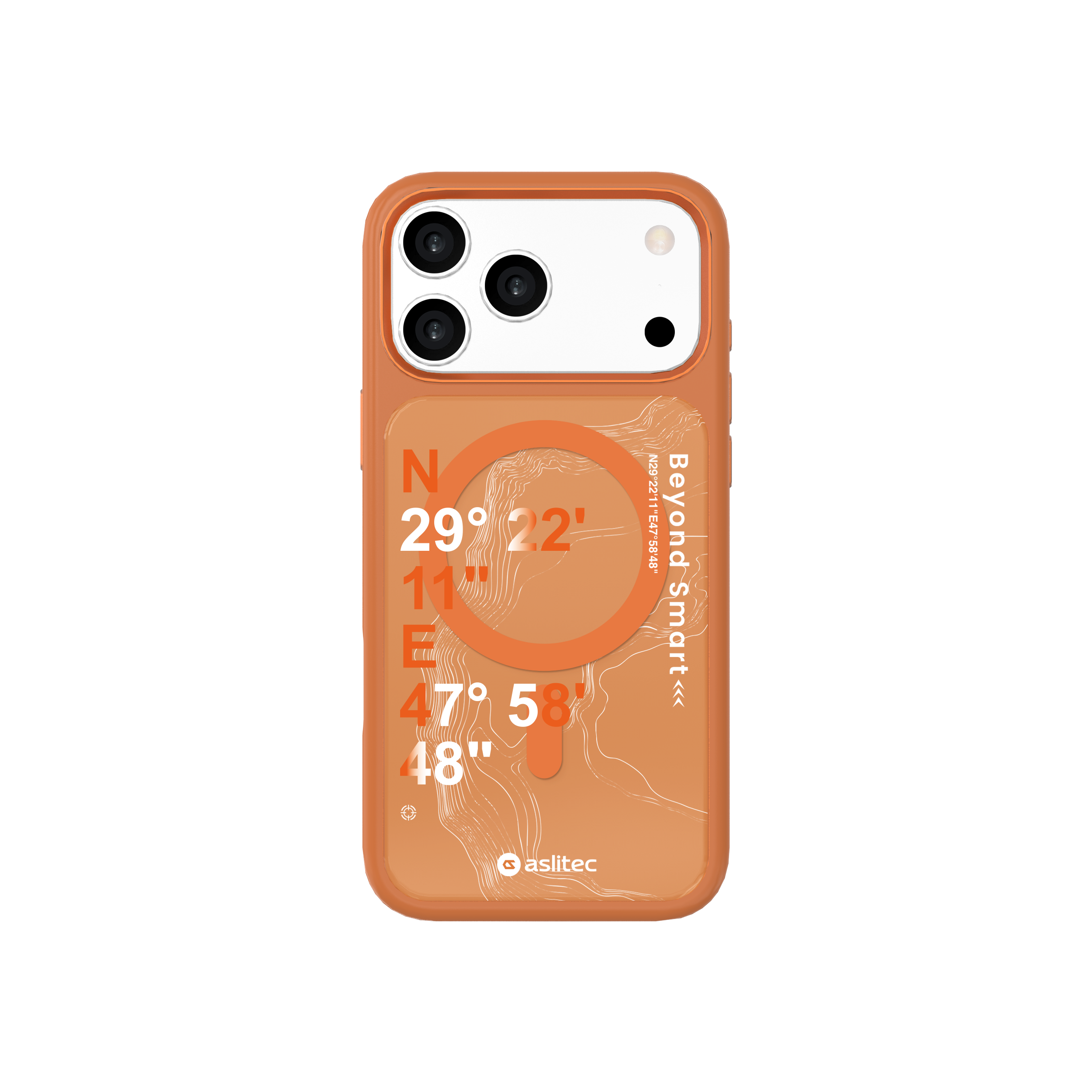 aslitec GEOMAG Premium Silicone MagSafe Case with Metal Accents for iPhone 18 Pro & 18 Pro Max