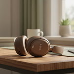LZEL Sonique Pulse Wireless Stereo Headphones | Dark Brown