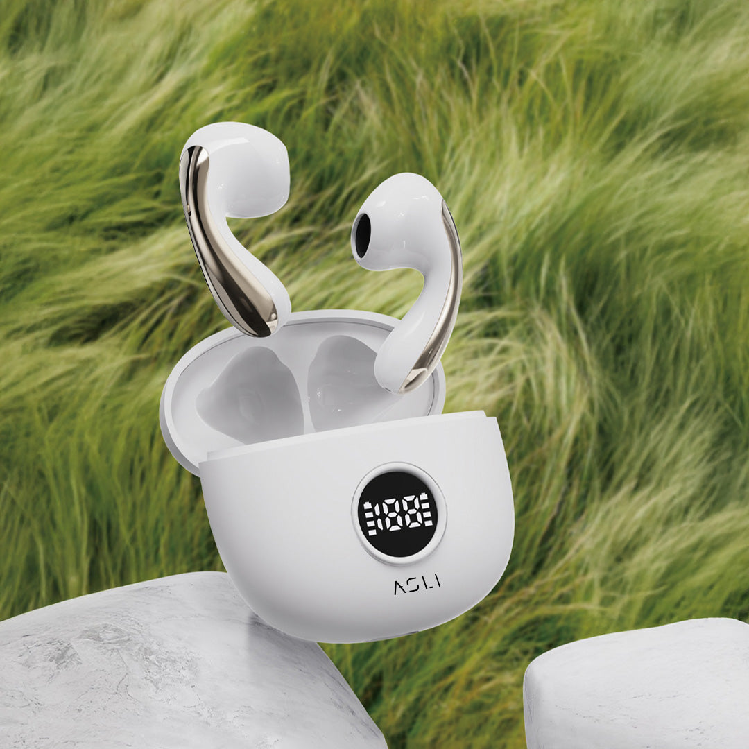 Asli Global EchoPods Pro TWS Bluetooth Earbuds with Touch Control IPX4 | White
