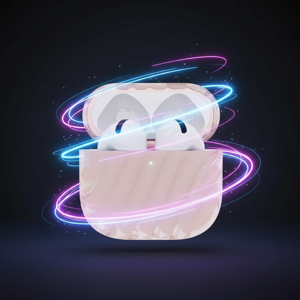 سماعة لاسلكية Sound Buds Neon من أسلي جلوبال | وردي رملي