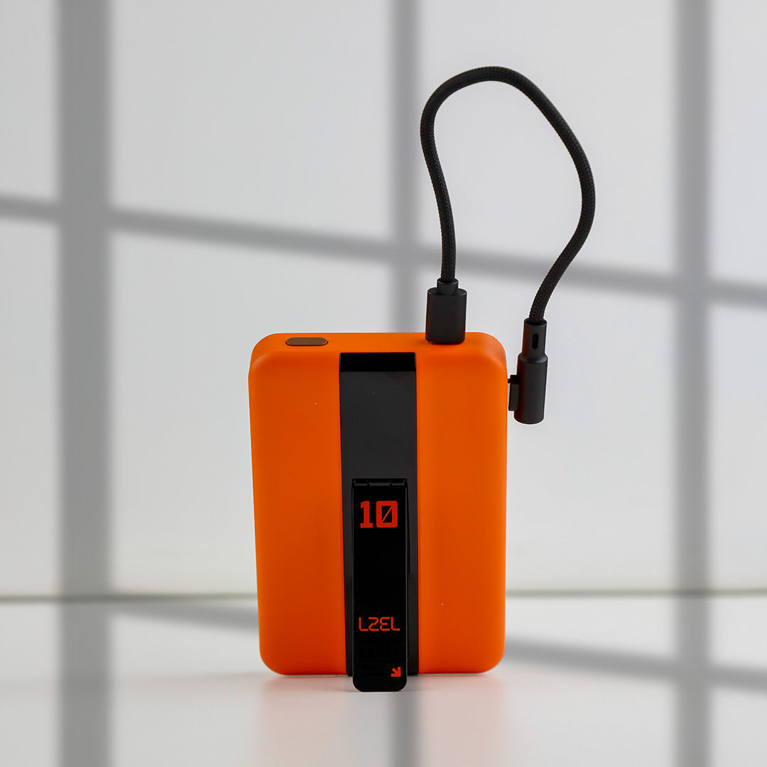 LZEL ZenoFlex MaxCharge 10000mAh Wireless Charging Power Bank – 20W Wired Output / 18W Input (15W Wireless)