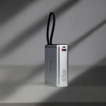 باور بانك Lzel Neurode Sync بسعة 20000 مللي أمبير | PD3.0 و QC3.0 | شحن بقدرة 65 واط | كابل USB-C مدمج مع شحن PD