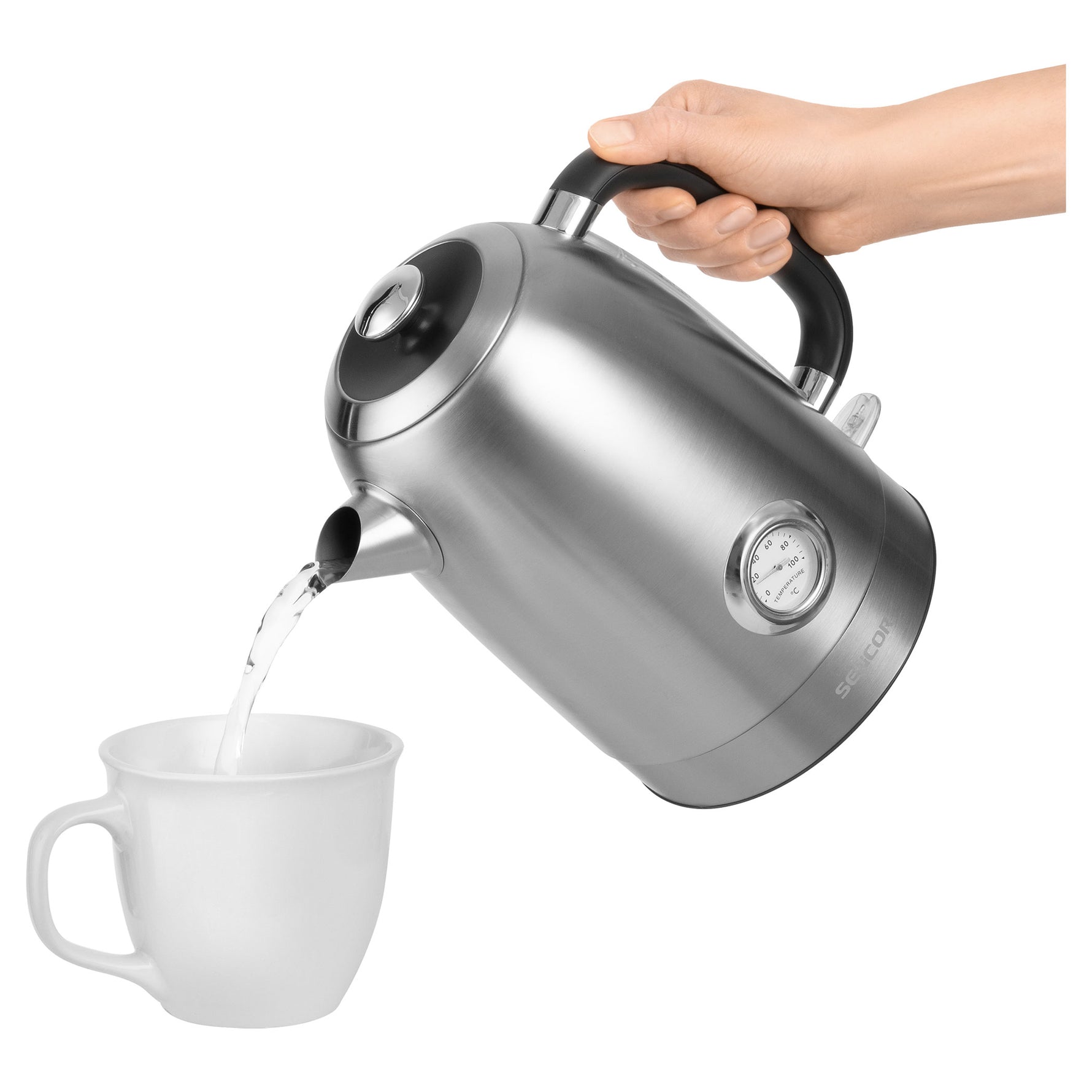 Sencor 1.7-liter stainless steel electric kettle