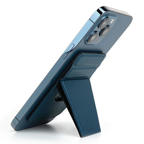 Uniq Lyft Magnetic Phone Stand and Card Holder | Blue
