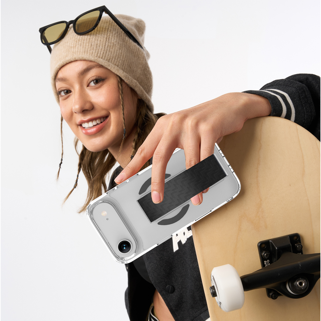 LZEL Magnexa Grip Case for iPhone Air | Black