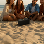 سماعة لاسلكية فاخرة Aquilasonus Xl بصوت عميق – بلوتوث 5.4 – دعم ميكروفون اختياري – بطارية 6000 مللي أمبير | أسود