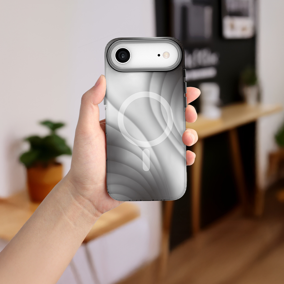 كڤر حماية LZEL MagFluxo Craft لهاتف iPhone Air | رمادي