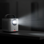 بروجيكتور نيوبولا مارس 3 إير المحمول بدقة 1080p مع Google TV و Netflix مدمج، 400 ANSI لومن وبطارية 2.5 ساعة | أسود