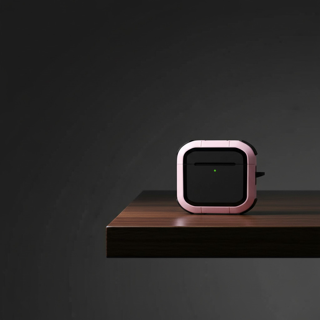 LZEL Airpods 4 Aurum Guard Max Hard PC+TPU Case | Pink/Black