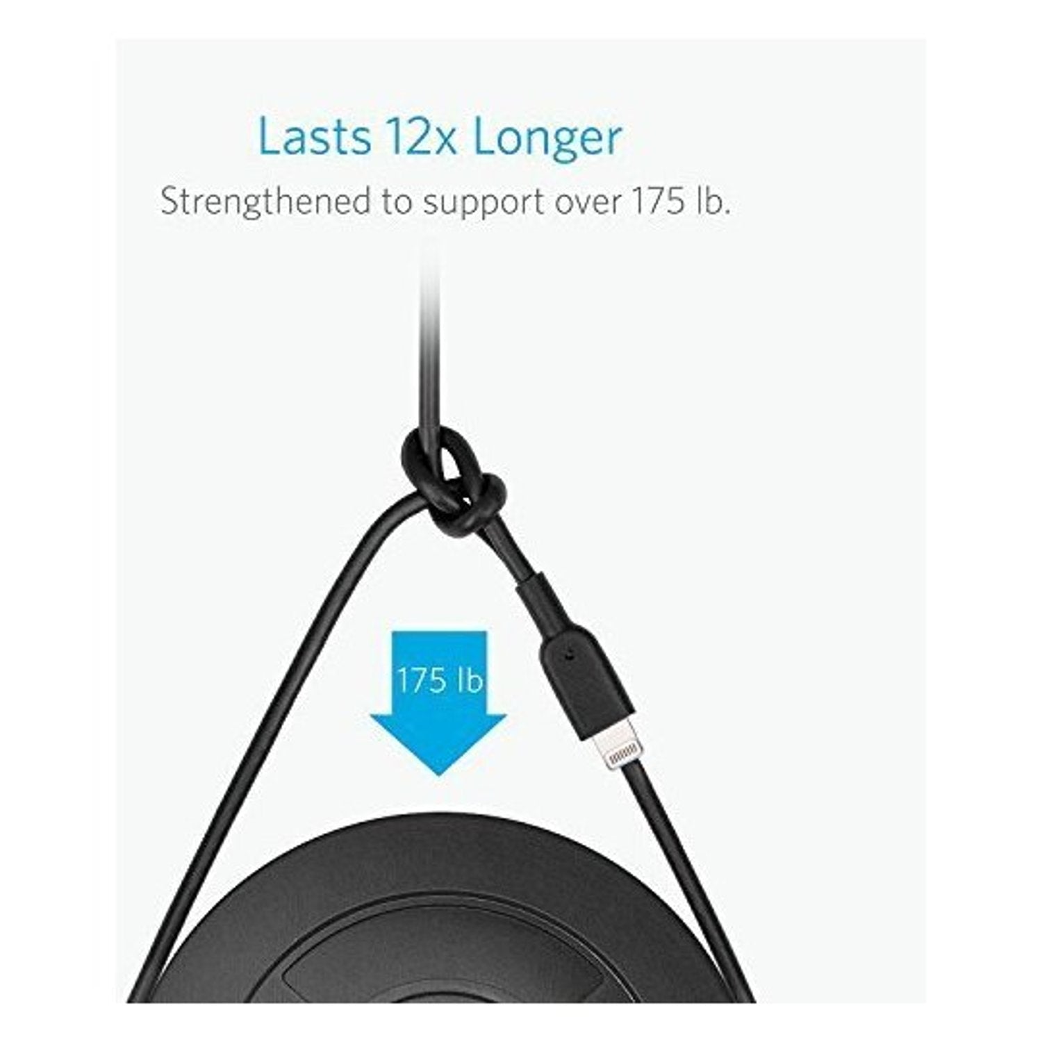 Anker Powerline II Lightning Cable 0.9m | Black