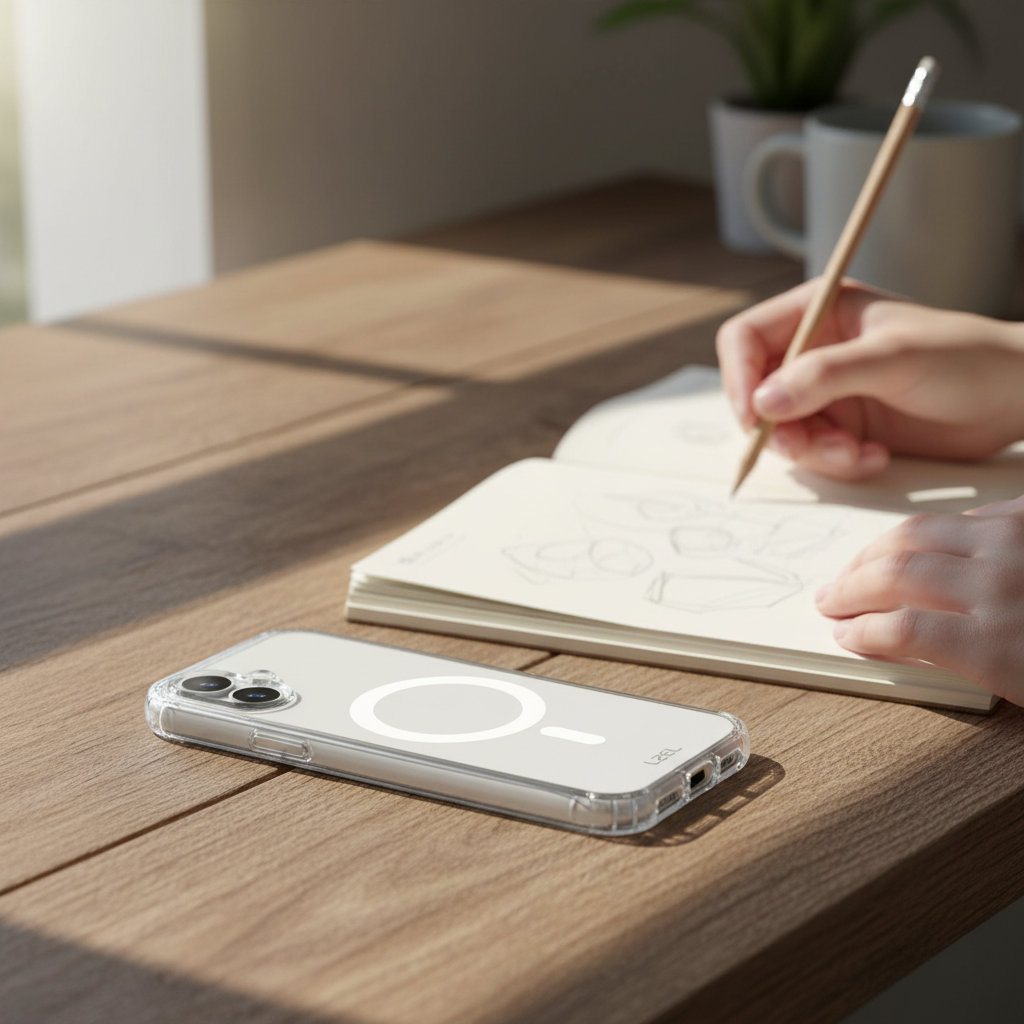 LZEL iPhone 16 Mag Excellence Clear With MagSafe