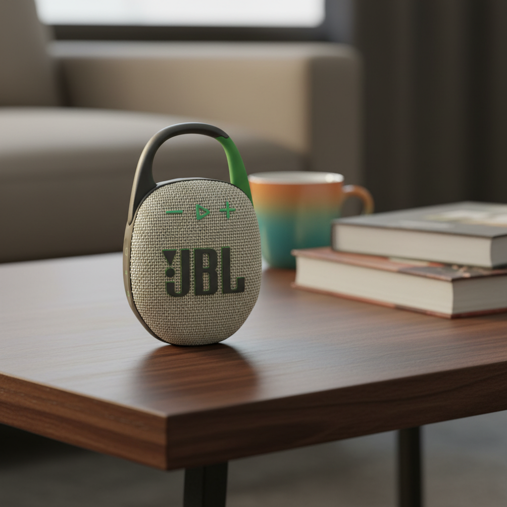 JBL Clip 5 Wireless Portable Speaker | Sand