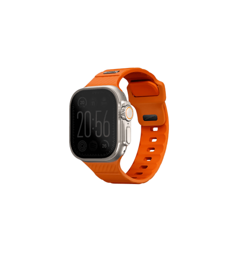 Uniq Stride Fkm Rubber Apple Watch Strap 49/45/44/42mm | Volt Orange