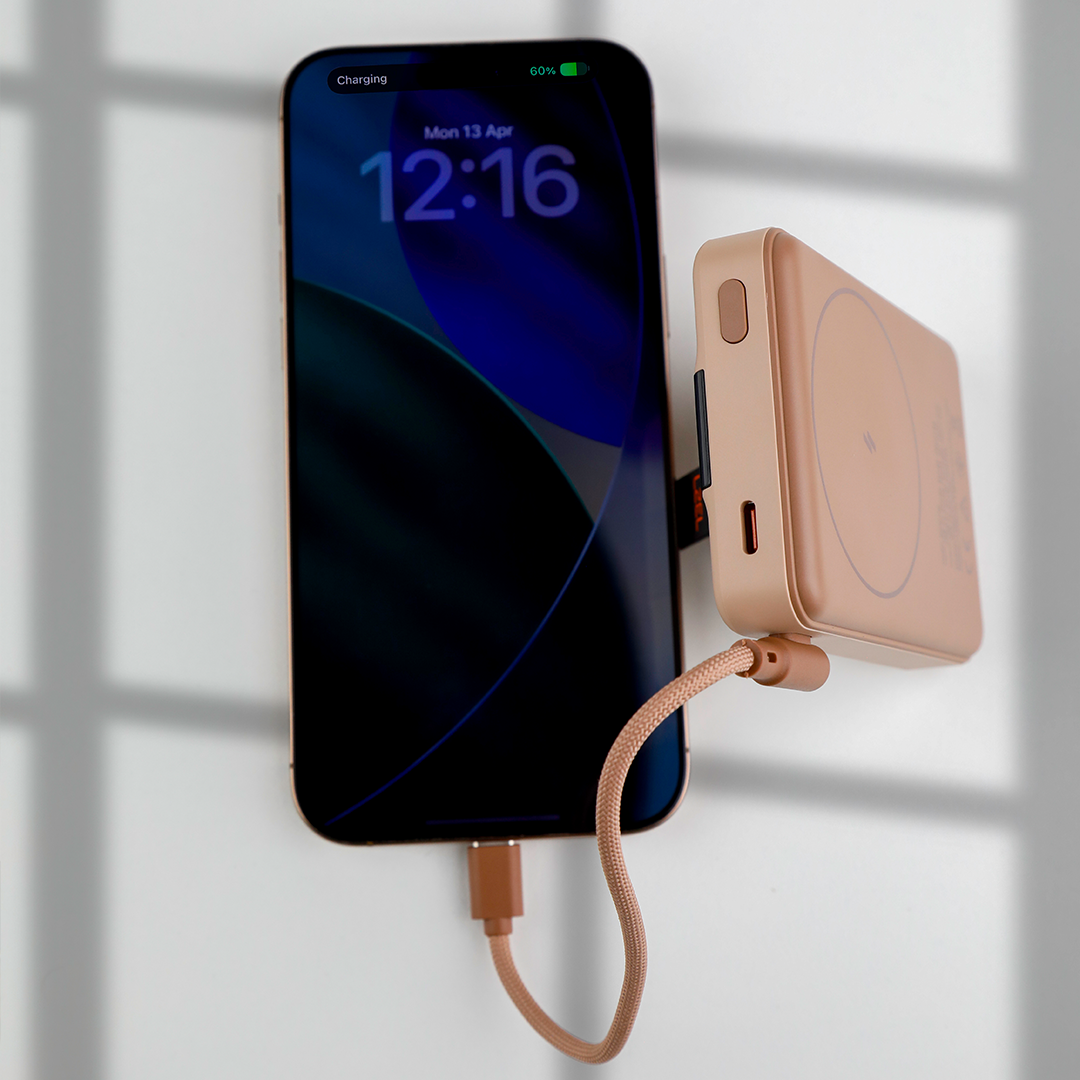 LZEL ZenoFlex MaxCharge 10000mAh Wireless Charging Power Bank – 20W Wired Output / 18W Input (15W Wireless)