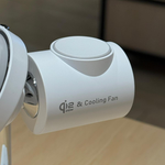 شاحن لاسلكي مكتبي من LZEL FlexDock Series 3-in-1 مغناطيسي | أبيض