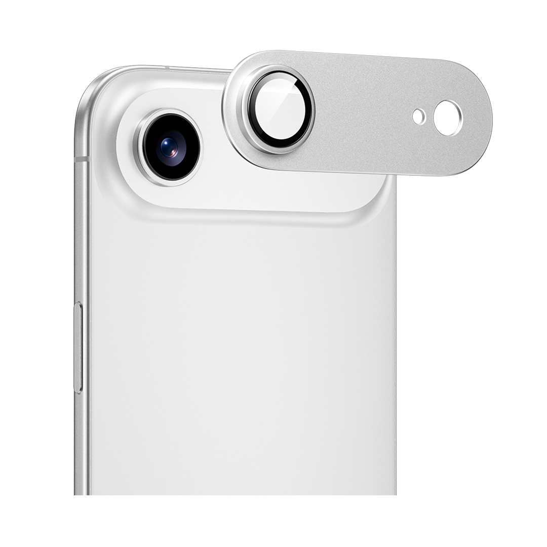 Lzel Metal Tempered Glass Camera For Iphone Air | Silver