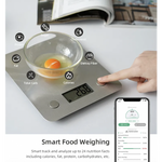 FitDays Smart Kitchen Scale | Silver