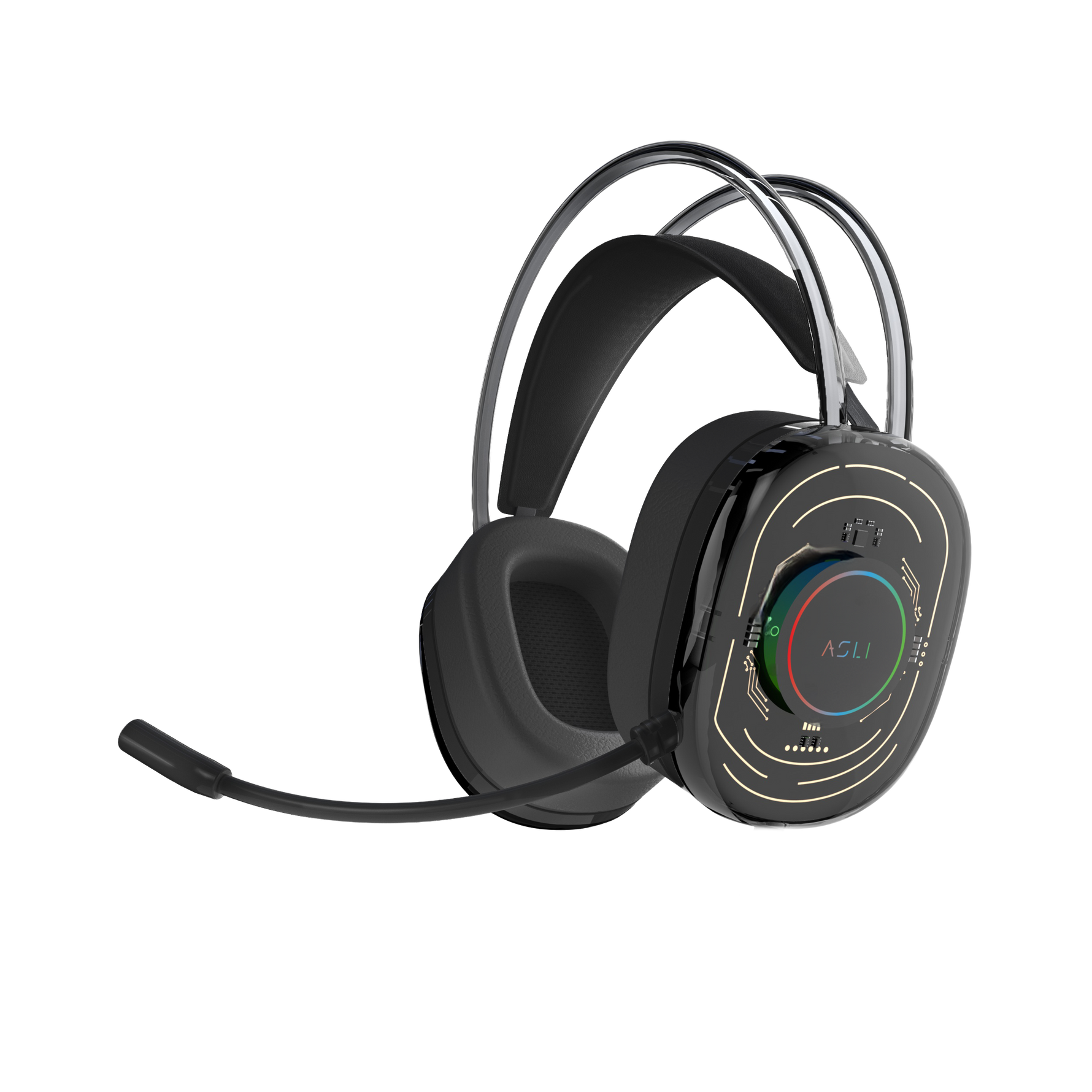 سماعة رأس سلكية Over-Ear من Asli Global EvoStrike G3 | أسود