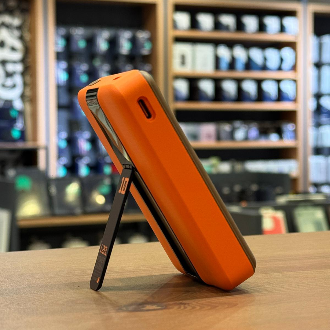 LZEL ZenoFlex MaxCharge 5000mAh Wireless Charging Power Bank | Orange