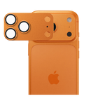 Lzel Metal Tempered Glass Camera For Iphone 17 Pro Max | Orange