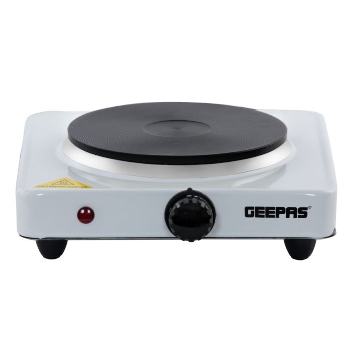 Geepas Electric Single Hot Plate 1000W | Adjustable Temperature & Overheat Protection
