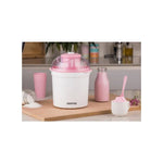 Geepas Ice Cream Maker Machine | BPA-Free, Makes Delicious Soft Ice Cream, Gelato, Frozen Yogurt & Sorbet, Easy-to-Clean Aluminum Bowl, 1.5QT