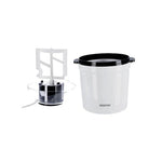 Geepas Ice Cream Maker Machine | BPA-Free, Makes Delicious Soft Ice Cream, Gelato, Frozen Yogurt & Sorbet, Easy-to-Clean Aluminum Bowl, 1.5QT