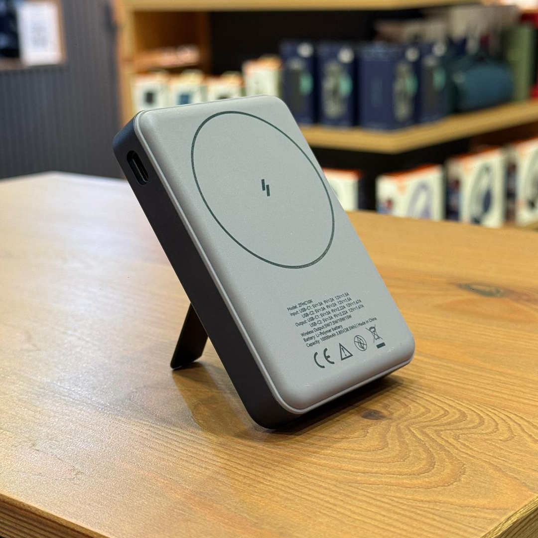 LZEL ZenoFlex MaxCharge 5000mAh Wireless Charging Power Bank | Navy Blue